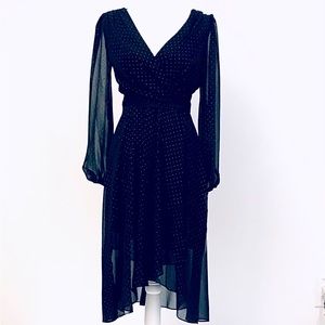 Tommy Hilfiger Size 4 Black Long Sleeve Dress